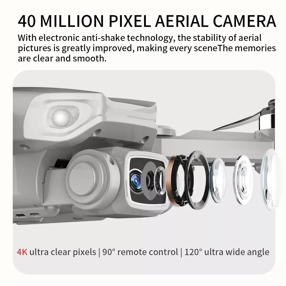 طائرة بدون طيار رباعية المراوح - مراجعة Drone Camera Wide Angle وسعره