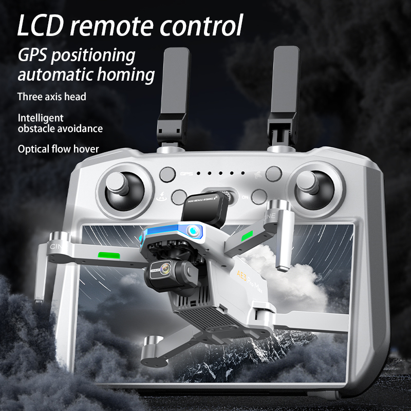 AE3 PRO Max جديد LCD SC نظام ت - مراجعة Drone Camera Professional وسعره