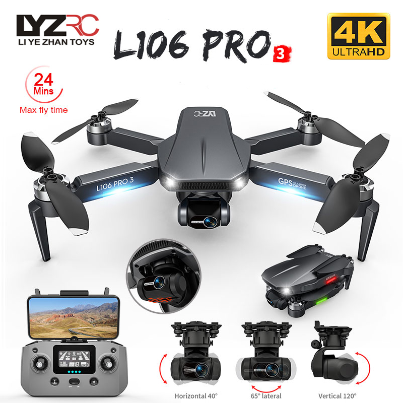 L106 Pro 3 طائرة بدون طيار 5G  - مراجعة Drone Camera Professional وسعره